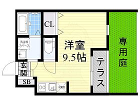 大阪府高槻市北園町1番1号（賃貸アパート1R・1階・24.84㎡） その2