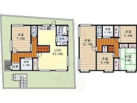 日吉台七番町一戸建て貸家 100 ｜ 大阪府高槻市日吉台七番町（賃貸一戸建5SLDK・1階・142.04㎡） その2