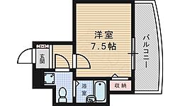 セレニテ高槻 1Kの間取図画像