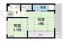 ビレッジハウス服部 2階/2-204