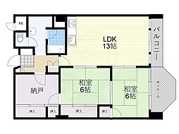 ホワイトハウス穂積 3LDKの間取図画像