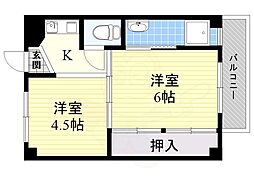 ビレッジハウス萩庄 4階