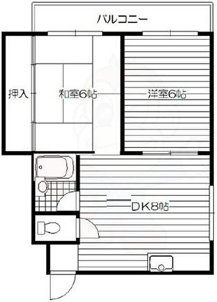 メゾングレイン ｜大阪府大阪市東住吉区西今川２丁目(賃貸マンション2DK・3階・42.00㎡)の写真 その2