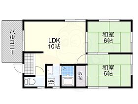 森田ビル 401 ｜ 大阪府大阪市住吉区墨江３丁目（賃貸マンション2LDK・4階・40.00㎡） その2