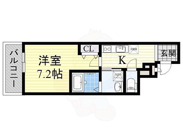 大阪府大阪市阿倍野区昭和町２丁目(賃貸アパート1K・2階・28.07㎡)の写真 その2