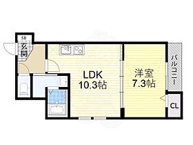 フジパレス山之内3番館  ｜ 大阪府大阪市住吉区山之内３丁目10番10号（賃貸アパート1LDK・1階・40.82㎡） その2