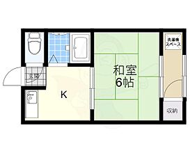 正和ハイツ 203 ｜ 大阪府大阪市阿倍野区松崎町２丁目（賃貸アパート1K・2階・22.68㎡） その2