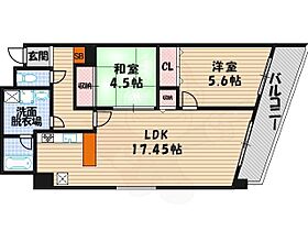 KM山坂 403 ｜ 大阪府大阪市東住吉区山坂５丁目（賃貸マンション2LDK・4階・63.05㎡） その2