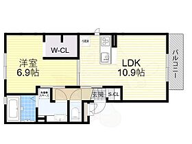 メゾンドフルール1  ｜ 大阪府大阪市東住吉区今川４丁目14番24号（賃貸アパート1LDK・2階・44.64㎡） その2