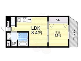 大阪府大阪市阿倍野区天王寺町南３丁目（賃貸マンション1LDK・6階・28.12㎡） その2