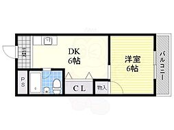 西田辺ハイツ 4階