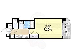 Luxe我孫子2 1Kの間取図画像