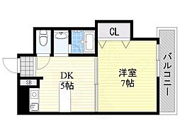 ハイツ・シャレード 1DKの間取図画像