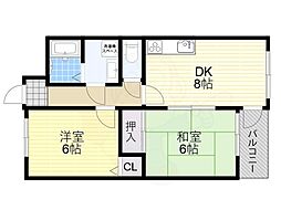 エターナル大昭和 4階/-
