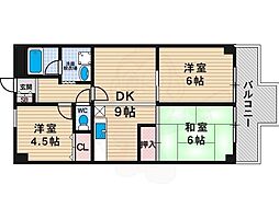 コープシティ公園南 3DKの間取図画像