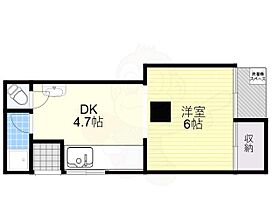 緑地エイトハイツ  ｜ 大阪府吹田市千里山西４丁目36番24号（賃貸マンション1DK・1階・25.00㎡） その2