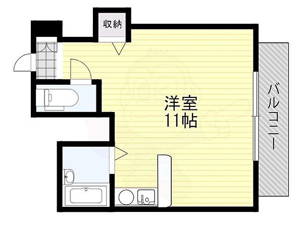 ハイムサウスヒルズ ｜大阪府吹田市佐井寺南が丘(賃貸マンション1R・4階・22.41㎡)の写真 その2