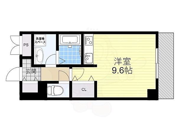 レガリア宮山2 ｜大阪府豊中市宮山町２丁目(賃貸マンション1R・2階・28.27㎡)の写真 その2