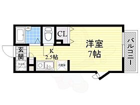 大阪府豊中市宮山町４丁目4番14号（賃貸アパート1K・2階・23.19㎡） その2