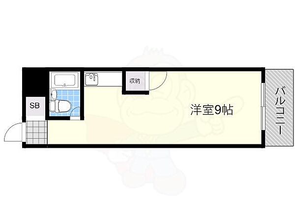 大阪府豊中市西緑丘１丁目(賃貸マンション1R・4階・20.00㎡)の写真 その2