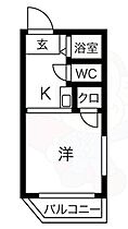 大阪府吹田市五月が丘東（賃貸マンション1K・3階・23.00㎡） その2