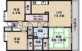 大阪府吹田市千里山西２丁目14番11号（賃貸マンション3LDK・3階・89.68㎡） その2