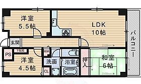 大阪府豊中市上新田３丁目（賃貸マンション3LDK・1階・60.26㎡） その2