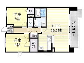 大阪府豊中市熊野町４丁目21番38号（賃貸マンション2LDK・6階・61.29㎡） その2