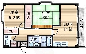 ルマンド  ｜ 大阪府吹田市千里山西１丁目（賃貸マンション2LDK・2階・55.50㎡） その2