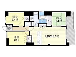 グランロジュマン豊中少路Ｃ棟 5階