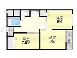 南千里コーポラス 5階/-