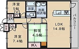 レジデンス桃山台 2階