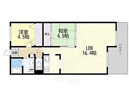 ファミーユ 2LDKの間取図画像
