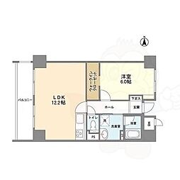 緑地JIRO2 1LDKの間取図画像