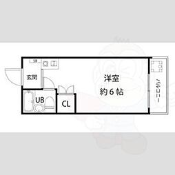 シャンブル千里山1 3階
