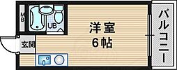 トレックビル ワンルームの間取図画像