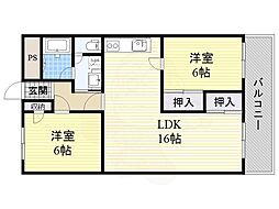 第2マンション寺直 4階/-