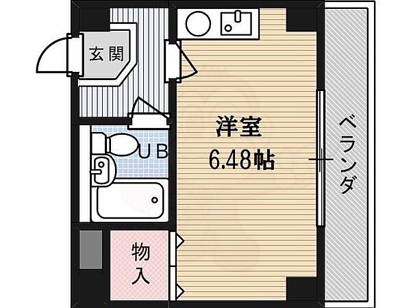 メゾンあぶの 301｜大阪府高槻市氷室町１丁目(賃貸マンション1R・3階・19.16㎡)の写真 その2