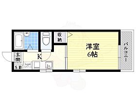 カーサ2 102 ｜ 大阪府高槻市奈佐原２丁目（賃貸アパート1K・1階・22.00㎡） その2