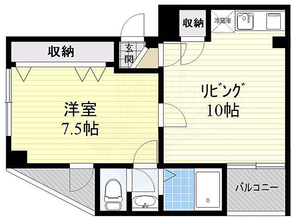 大栄ビル 203｜大阪府高槻市富田町１丁目(賃貸マンション1DK・2階・38.00㎡)の写真 その2