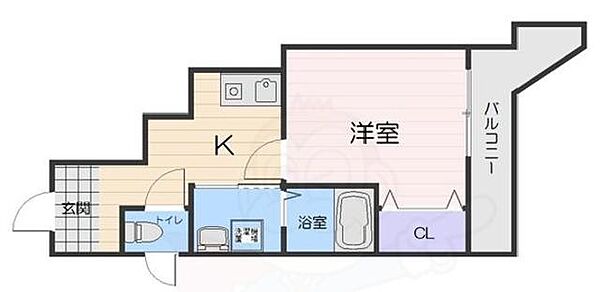 リーフジャルダン富田駅前 ｜大阪府高槻市富田町１丁目(賃貸アパート1K・1階・28.35㎡)の写真 その2