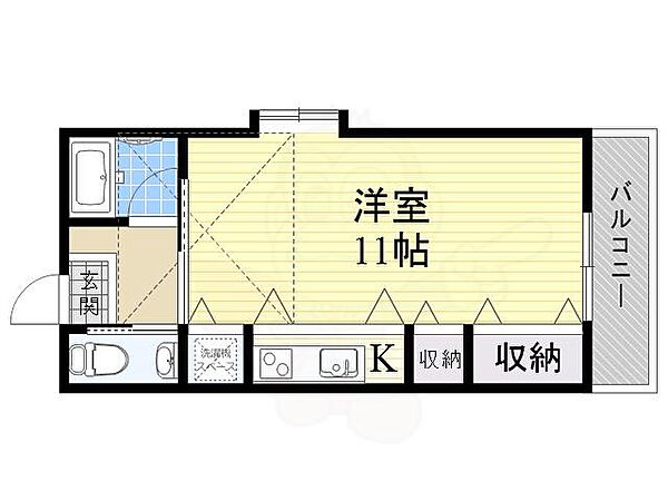 TTM ｜大阪府高槻市城北町２丁目(賃貸マンション1R・9階・29.00㎡)の写真 その2