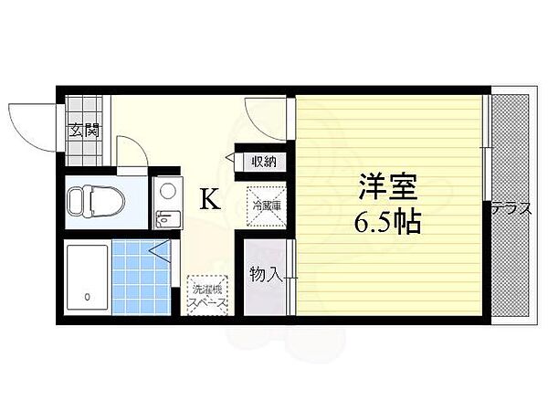 レオパレスコンフォート上本町 ｜大阪府高槻市上本町(賃貸アパート1K・2階・20.28㎡)の写真 その2