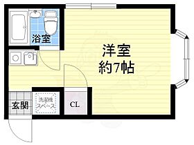 柳原第一パールハイツ 203 ｜ 大阪府高槻市芥川町３丁目（賃貸アパート1R・2階・16.50㎡） その2