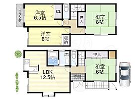 日吉台鎌谷邸  ｜ 大阪府高槻市日吉台七番町（賃貸一戸建4LDK・1階・86.66㎡） その2