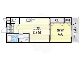 フジパレスタカシロ2番館  ｜ 大阪府高槻市淀の原町2番3号（賃貸アパート1LDK・2階・31.50㎡） その2