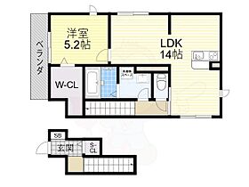 ルリアン弐番館  ｜ 大阪府高槻市塚原４丁目（賃貸アパート1LDK・2階・54.40㎡） その2