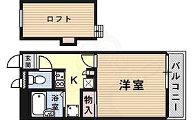 レオパレス銀河 104 ｜ 大阪府高槻市安満西の町30番2号（賃貸アパート1K・1階・20.28㎡） その2