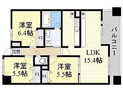 間取図画像 3LDK