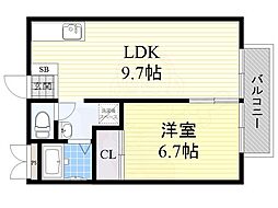 松下ハイツ 2階/-